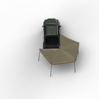 Tuff Stuff Overland Awning, 270 Degree, Compact, Passenger Side, Kit